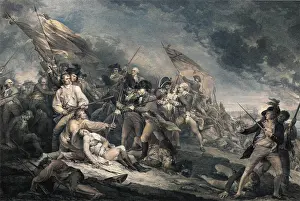 Mary Evans Library Of Congress (l&l): The Battle of Bunker's Hill