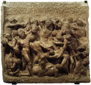 Centaurs: Battle of the Centaurs, by Michelangelo