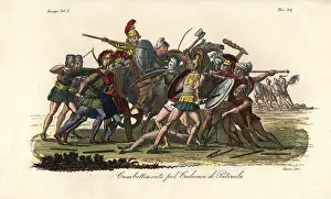 Patroclus: Battle over the corpse of Patroclus outside Troy