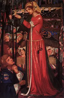 Raphaelite: Before the Battle, by D G Rossetti
