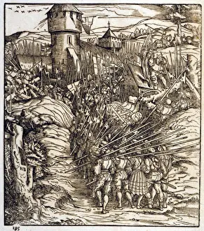 Maastricht: Battle of the early 16th century, showing ?