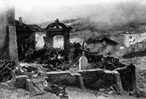 Privat: Battle during the Franco-German War, 18/08/1870