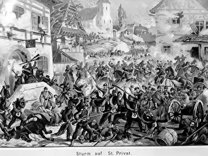 Franco Prussian: Battle during the Franco-German War, 1870