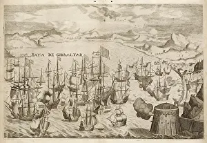 Grosvenor Prints: BATTLE OF GIBRALTAR