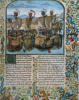 Drown: Battle of l'Ecluse, fought in Sluys bay, when