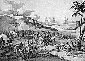 Battle of Leogane, Haiti