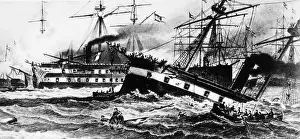Rammed: The Battle of Lissa; the Italian war ship ?
