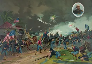 Lcgr1706: Battle of Malate, Philippine Islands, on the night