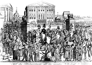 Gottorp: Battle of the Nations at Leipzig, entry of the allied monarc