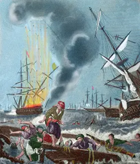 1827: Battle of Navarino. 20 October 1827. Greek War of Independen