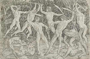 Pollaiuolo: Battle of nude men in a forest
