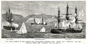 Callao: The Battle of Pacocha - The British Attack Peruvian Ship