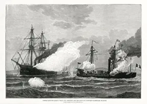 Reputedly: Battle of Pacocha'; between HMS Shah and Amethyst