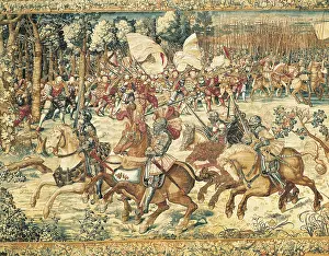 Tercios: Battle of Pavia (1525). Advance of the troops