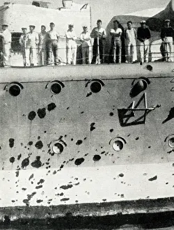 Bows: Battle of the River Plate, South Atlantic, WW2