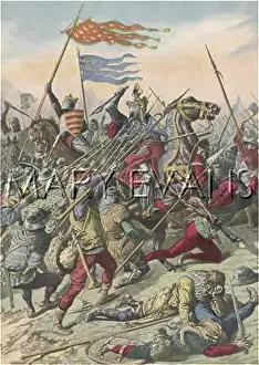 1214: BATTLE SCENE / BOUVINES