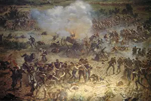 Civel: Battle Scene at Gettysburg