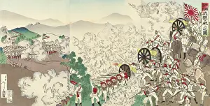 Sino Japanese: Battle of Songhwan, July 28, 1894, during the First