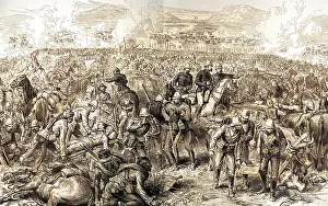 Gatling: The Battle of Ulundi. Inside the square