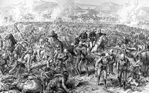 Gatling: The Battle of Ulundi. Inside the square