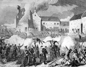 Hougoumont: Battle of Waterloo (Belle Alliance), 1815