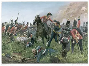 Captures: Battle of Waterloo - Colonel Halkett captures Cambronne