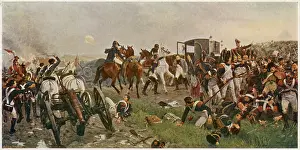 Crofts: Battle of Waterloo - Napoleon among his men