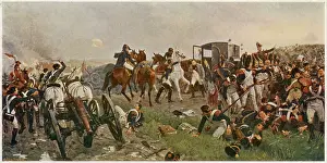 Awaits: Battle of Waterloo - Napoleon among his men