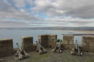 Aubyn: Battlements, St Michael's Mount, Cornwall, England