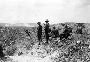 Signalling: Battles at the Western Front during the German spring offens