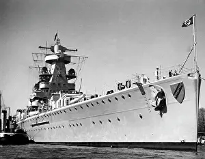 Swinemunde: Battleship Admiral Scheer, 1937