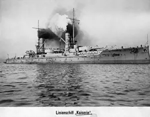 Gunboat: The battleship SMS Kaiserin, 1913