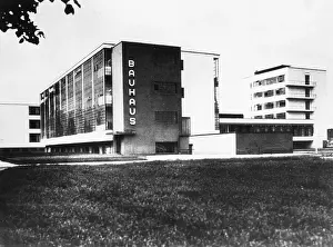 Anhalt: The Bauhaus building in Dessau
