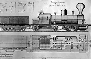 Semmering: The Bavaria, a freight train locomotive