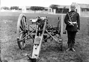 Cannons: Bavarian artilleryman, 1890