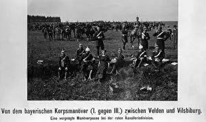 Manoeuvres: Bavarian corps manoeuvre, 1911