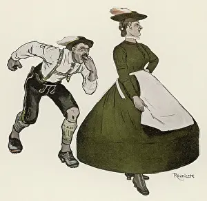 Schuhplattler: Bavarian Dance - 1908