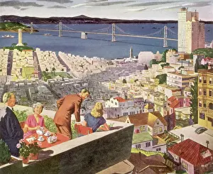 Knowing: Bay Bridge Terrace View. San Francisco