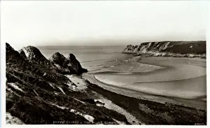 Swansea: The Bay, Three Cliffs Bay, Glamorgan