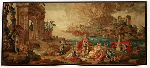 Tapestries: The Bay of Naples or the Eruption of Vesuvius