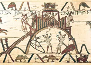 Speck: Bayeux Tapestry. 1066-1077. Detail of the attack