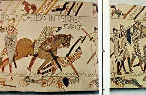 Dpa Picture Alliance Gmbh: Bayeux Tapestry - Death of King Harold