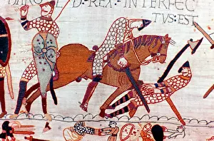 Dpa Picture Alliance Gmbh: Bayeux Tapestry - Death of King Harold