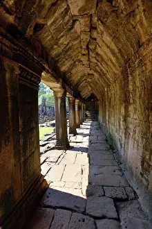 Reap: Bayon, Khmer Temple in Angkor Thom, Siem Reap, Cambodia