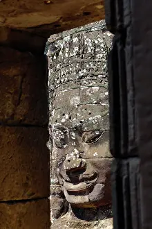 Reap: Bayon, Khmer Temple in Angkor Thom, Siem Reap, Cambodia