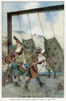 Kilts: BAYONET DRILL/WW1/1918