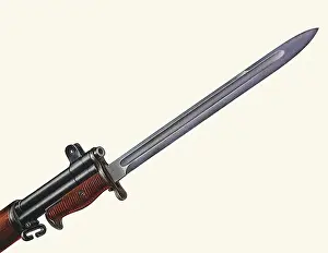Bayonette: Bayonette at End of Rifle