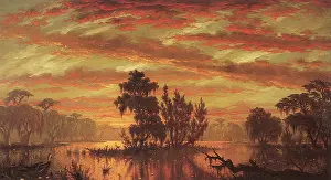 Sundown: Bayou at Sunset
