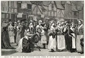 Fundraising: Bazaar and fancy fair in Dublin, 1882