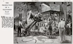 Jul22: BBC production of a television play - preparing for a shot